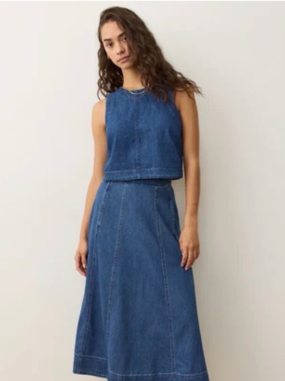 Marine Layer Quinn Denim Tank